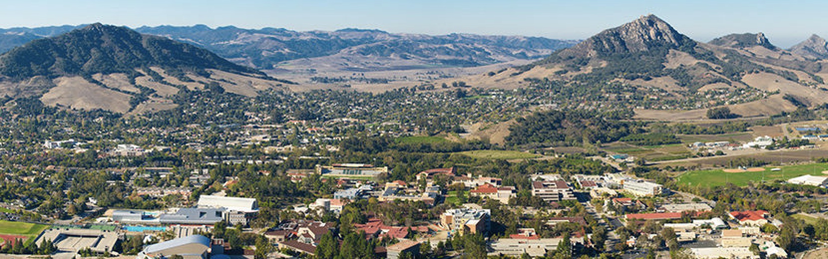 arial image of san luis obispo